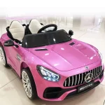 ⁦سيارة كهربائية للاطفال Mercedes AMG ريموت كنترول - بينك HM-2588P⁩ - الصورة ⁦6⁩