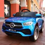 ⁦سيارة كهربائية للاطفال مرسيدس بنز ريموت كنترول - أزرق SYB118K⁩ - الصورة ⁦2⁩