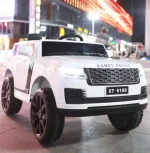 ⁦سيارة كهربائية للأطفال Range Rover بريموت كنترول ST-6188 - ابيض⁩ - الصورة ⁦12⁩
