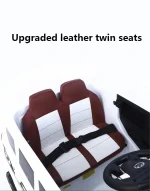 ⁦سيارة كهربائية للأطفال Nissan Patrol ST-6288 - احمر⁩ - الصورة ⁦8⁩