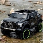 ⁦سيارة كهربائية للأطفال Toyota Tundra بريموت كنترول KQT-57 - اسود⁩ - الصورة ⁦2⁩
