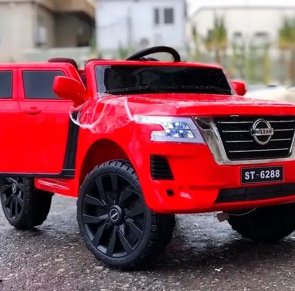 سيارة كهربائية للأطفال Nissan Patrol ST-6288 - احمر