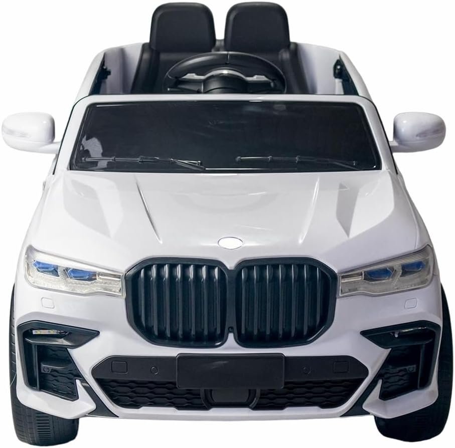 61Qa2lWmI5L._AC_SL1000_.jpg سيارة كهربائية للاطفال BJQ-X8 - أبيض - الصورة 1