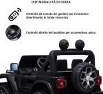 ⁦سيارة كهربائية للاطفال Jeep Wrangler ريموت كنترول - اسود FT-938E - تواير رابر⁩ - الصورة ⁦4⁩