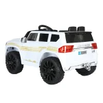 ⁦سيارة كهربائية للأطفال Toyota Land Cruser بريموت كنترول 2288 - ابيض⁩ - الصورة ⁦4⁩