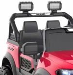 ⁦سيارة كهربائية للأطفال Toyota Jeep بريموت كنترول 107 - أحمر⁩ - الصورة ⁦3⁩