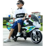 ⁦موتوسيكل بوليس كهربائي للاطفال R-001⁩ - الصورة ⁦6⁩