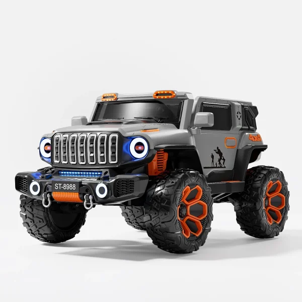 سيارة كهربائية للأطفال ST-8988 - رصاصى x أورنج