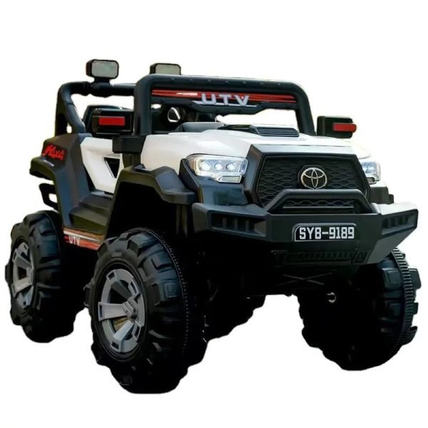 سيارة كهربائية للأطفال Toyota Pick Up بريموت كنترول SYB-9189 - أبيض