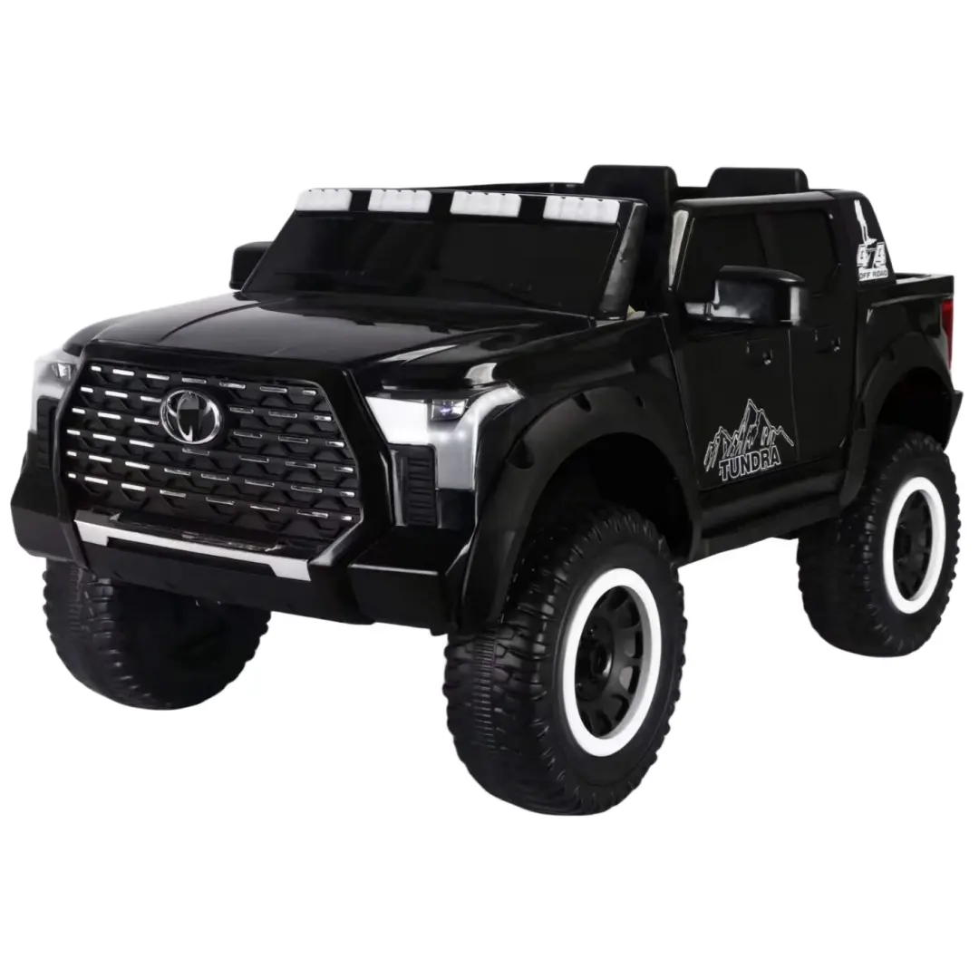 H547066cd461943e1aab1e11f9605c6ack.webp سيارة كهربائية للأطفال Toyota Tundra بريموت كنترول KQT-57 - اسود - الصورة 1