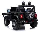 ⁦سيارة كهربائية للاطفال Jeep Wrangler ريموت كنترول - اسود FT-938E - تواير رابر⁩ - الصورة ⁦14⁩