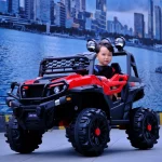 ⁦سيارة كهربائية للاطفال ريموت كنترول - احمر MDX-908⁩ - الصورة ⁦2⁩