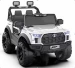 ⁦سيارة كهربائية للأطفال Toyota Jeep بريموت كنترول 107 - أبيض⁩ - الصورة ⁦9⁩