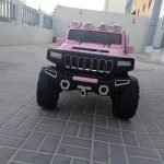 ⁦سيارة كهربائية للاطفال Hummer HX ريموت كنترول - بينك JB-500⁩ - الصورة ⁦5⁩