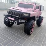 سيارة كهربائية للاطفال Hummer HX ريموت كنترول - بينك JB-500