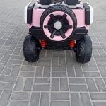 ⁦سيارة كهربائية للاطفال Hummer HX ريموت كنترول - بينك JB-500⁩ - الصورة ⁦11⁩