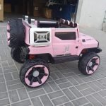 ⁦سيارة كهربائية للاطفال Hummer HX ريموت كنترول - بينك JB-500⁩ - الصورة ⁦3⁩