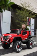 ⁦سيارة كهربائية للأطفال Mercedes G-class بريموت كنترول BH-1618 - احمر⁩ - الصورة ⁦2⁩