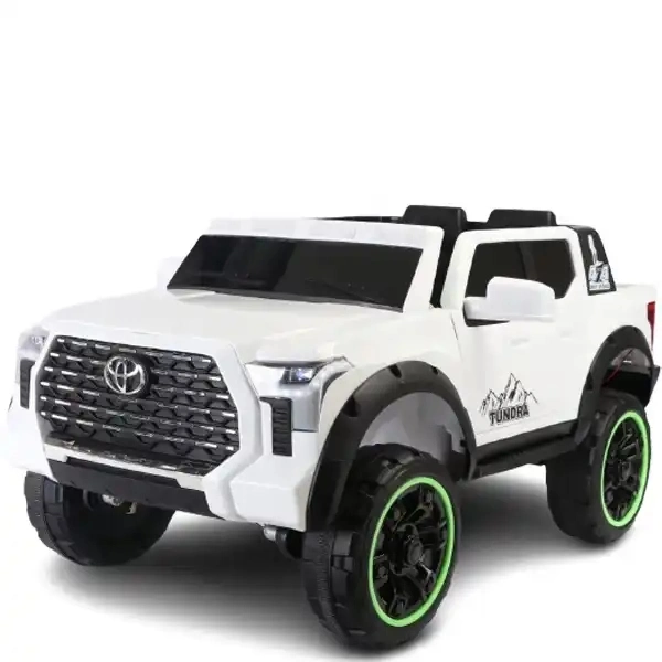 سيارة كهربائية للأطفال Toyota Tundra بريموت كنترول KQT-57 - ابيض