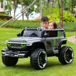 ⁦سيارة كهربائية للاطفال Hummer ريموت كنترول - رصاصي WN-1166⁩ - الصورة ⁦5⁩