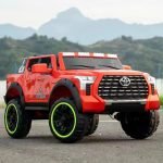 ⁦سيارة كهربائية للأطفال Toyota Tundra بريموت كنترول KQT-57 - اسود⁩ - الصورة ⁦10⁩