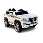 ⁦سيارة كروزر كهربائية للأطفال Toyota Land Cruiser بريموت كنترول 9088 - ابيض⁩ - الصورة ⁦2⁩