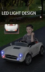 ⁦سيارة كهربائية للأطفال Mercedes 300 SL بريموت كنترول ABM-1688 - ابيض⁩ - الصورة ⁦5⁩