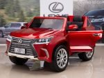 ⁦سيارة كهربائية للأطفال Lexus بريموت كنترول 9166 - ابيض⁩ - الصورة ⁦5⁩