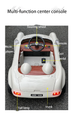 ⁦سيارة كهربائية للأطفال Mercedes 300 SL بريموت كنترول ABM-1688 - احمر⁩ - الصورة ⁦6⁩