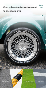 ⁦سيارة كهربائية للأطفال Mercedes 300 SL بريموت كنترول ABM-1688 - احمر⁩ - الصورة ⁦7⁩