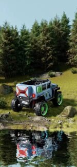 ⁦سيارة كهربائية للأطفال KP-906S - رصاصى⁩ - الصورة ⁦3⁩