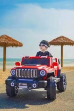 ⁦سيارة كهربائية للأطفال ST-8988 - رصاصى x أورنج⁩ - الصورة ⁦6⁩