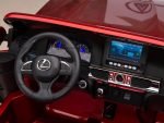 ⁦سيارة كهربائية للأطفال Lexus بريموت كنترول 9166 - ابيض⁩ - الصورة ⁦24⁩