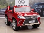 ⁦سيارة كهربائية للأطفال Lexus بريموت كنترول 9166 - ابيض⁩ - الصورة ⁦27⁩