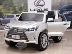 ⁦سيارة كهربائية للأطفال Lexus بريموت كنترول 9166 - ابيض⁩ - الصورة ⁦3⁩