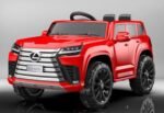 سيارة كهربائية للأطفال Lexus بريموت كنترول 9166 - ابيض - الصورة 2