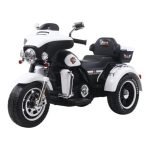 موتوسيكل للاطفال هارلي ديفيدسون Harley-davidson بموتور وبطارية - ابيض 5288