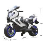 ⁦دراجة كهربائية للأطفال ببطارية BQ3188 - ابيض⁩ - الصورة ⁦2⁩