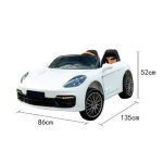 ⁦سيارة للأطفال 911 Porsche ببطارية 2988 - اصفر⁩ - الصورة ⁦3⁩