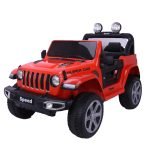 سيارة كهربائية للاطفال Jeep Wrangler ريموت كنترول - احمر FT-938