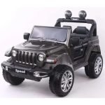 سيارة كهربائية للاطفال Jeep Wrangler ريموت كنترول - اسود FT-938