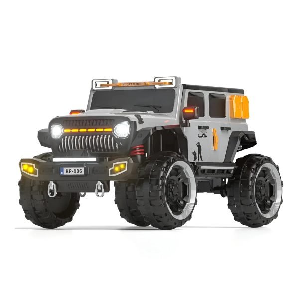 سيارة كهربائية للاطفال Hummer H2 ريموت كنترول - رصاصي KP-906