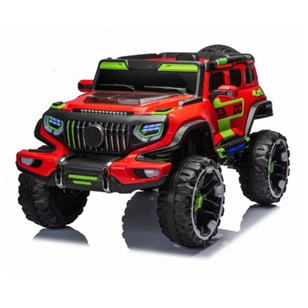 سيارة كهربائية للاطفال ريموت كنترول - احمر MDX-900