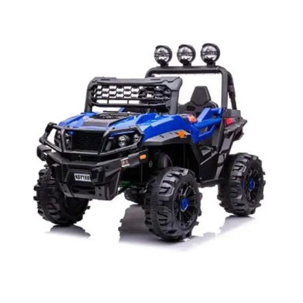 سيارة كهربائية للاطفال ريموت كنترول - ازرق MDX-908