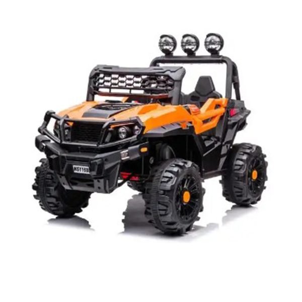 سيارة كهربائية للاطفال ريموت كنترول - اصفر MDX-908