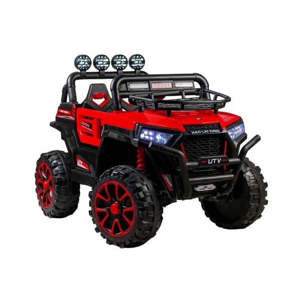 سيارة كهربائية للاطفال ريموت كنترول - احمر MLT-5588