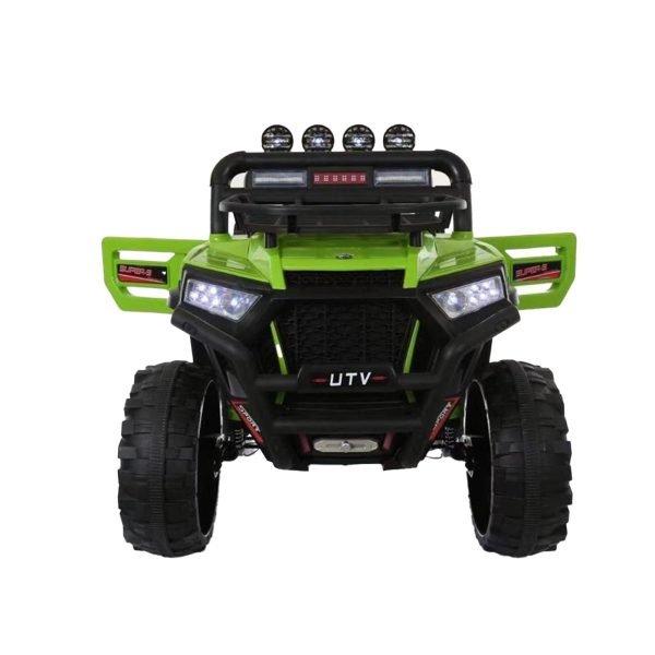 سيارة كهربائية للاطفال ريموت كنترول - اخضر MLT-5588