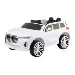 سيارة كهربائية للاطفال بى ام دبليو X7 ريموت كنترول - ابيض YT-3588