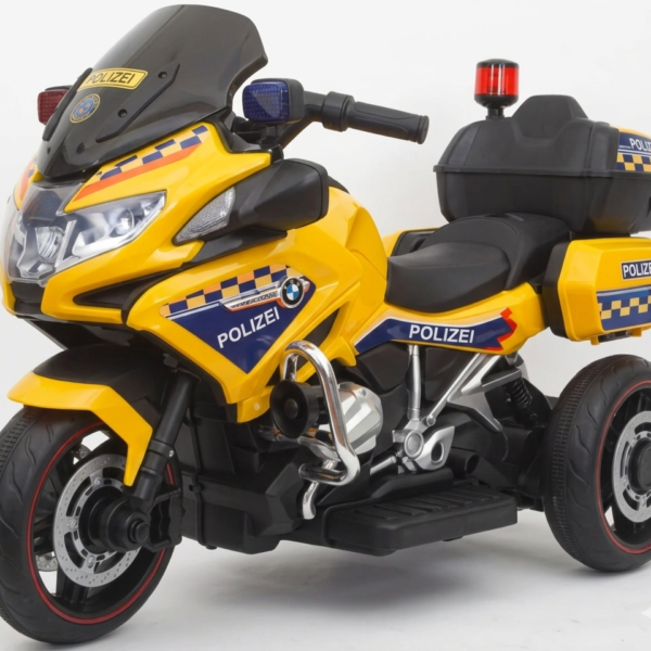 دراجة شرطة كهربائية للأطفال - 919 - أصفر