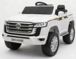 سيارة تويوتا لاند كروزر كبيرة كهربائية للأطفال - LC300 - أبيض